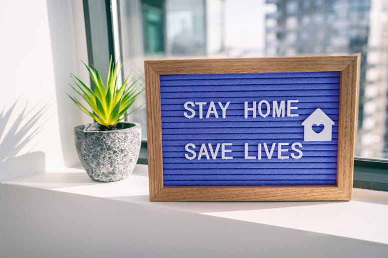 stay home