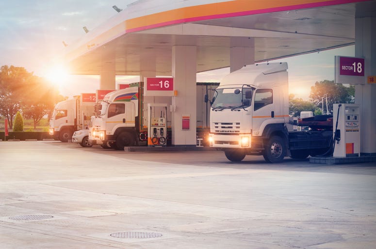 gas station