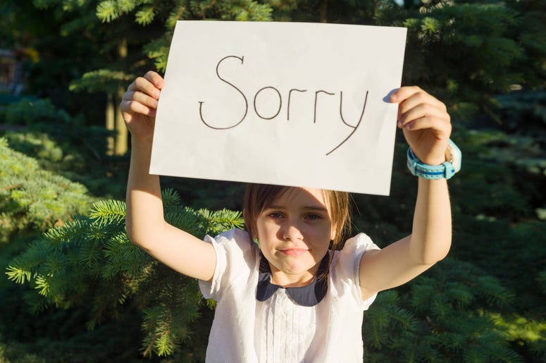 kid sorry
