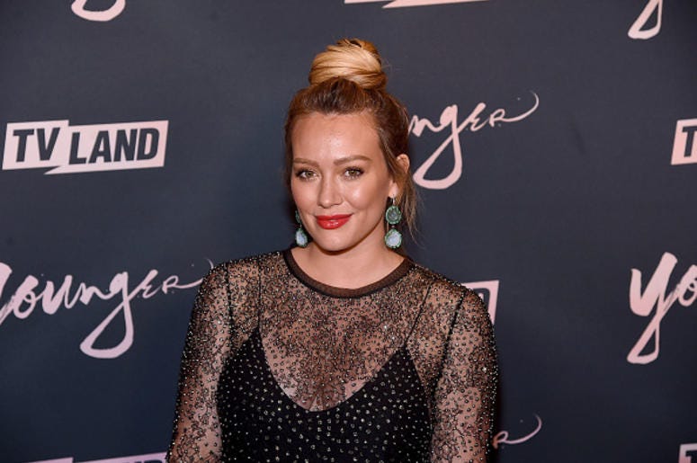 BROOKLYN, NY - JUNE 04: Hilary Duff attends the "Younger" Season 5 Premiere Party at Cecconi's Dumbo on June 4, 2018 in Brooklyn, New York. (Photo by Jamie McCarthy/Getty Images)