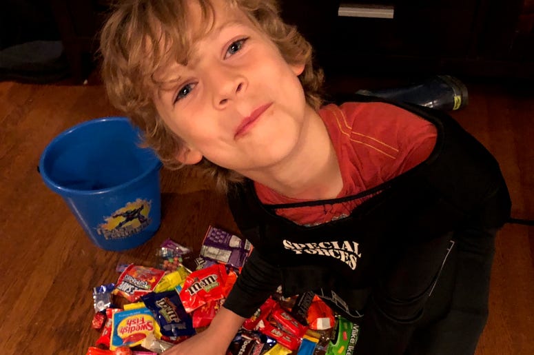 Dawson and his candy Dawson and his candy