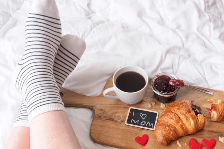 Mother's Day breakfast in bed Mother's Day breakfast in bed