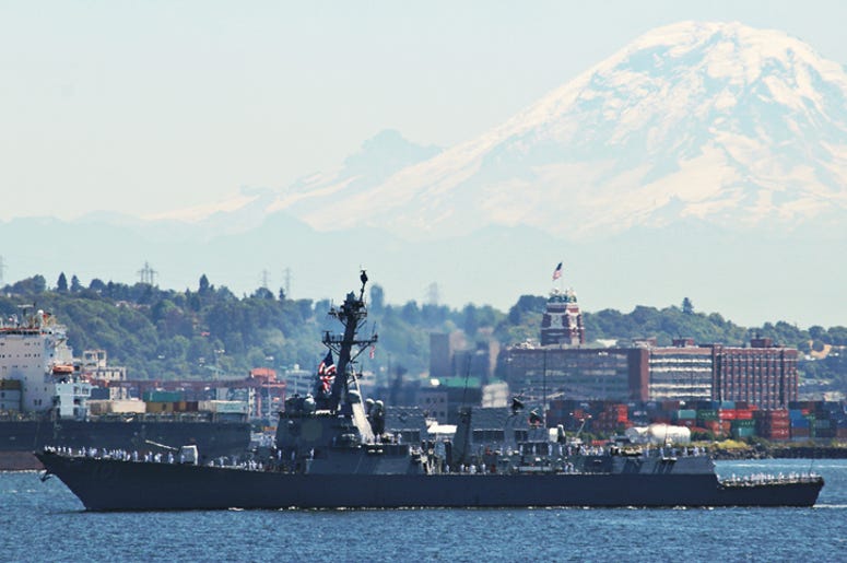 Navy ship in Seattle Navy ship in Seattle