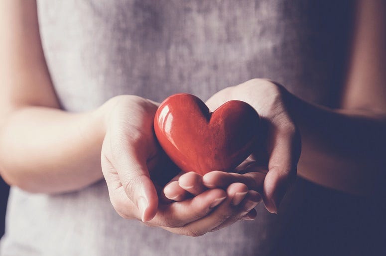 Holding a Heart