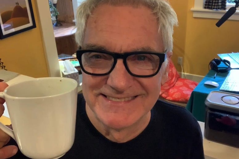 John and his coffee John and his coffee