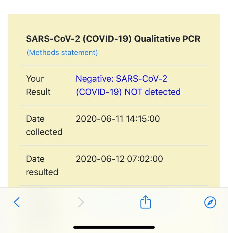 Test results Test results