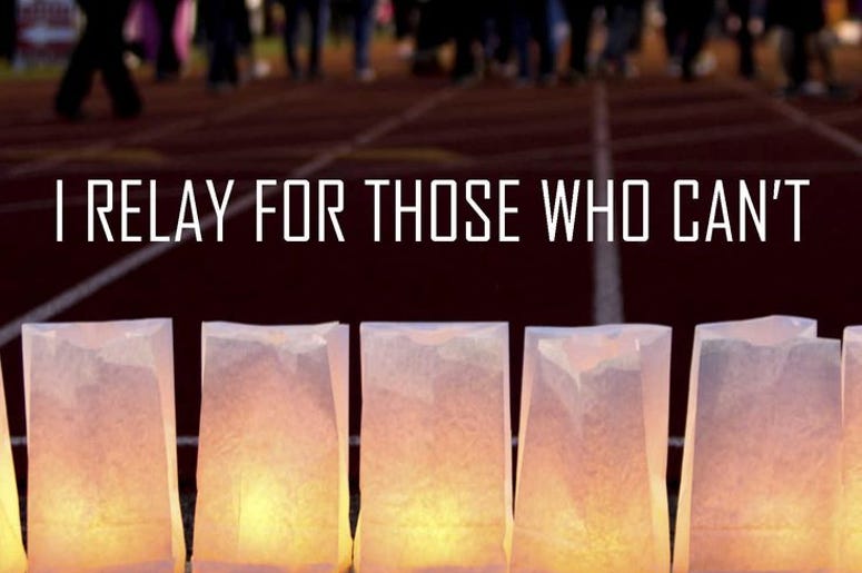 Relay for Life luminaria Relay for Life luminaria