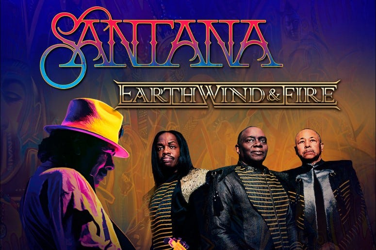 Santana and Earth Wind and Fire
