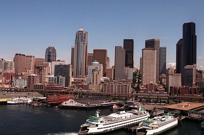 Seattle Skyline Seattle Skyline, Pacific Northwest, Seattle Freeze