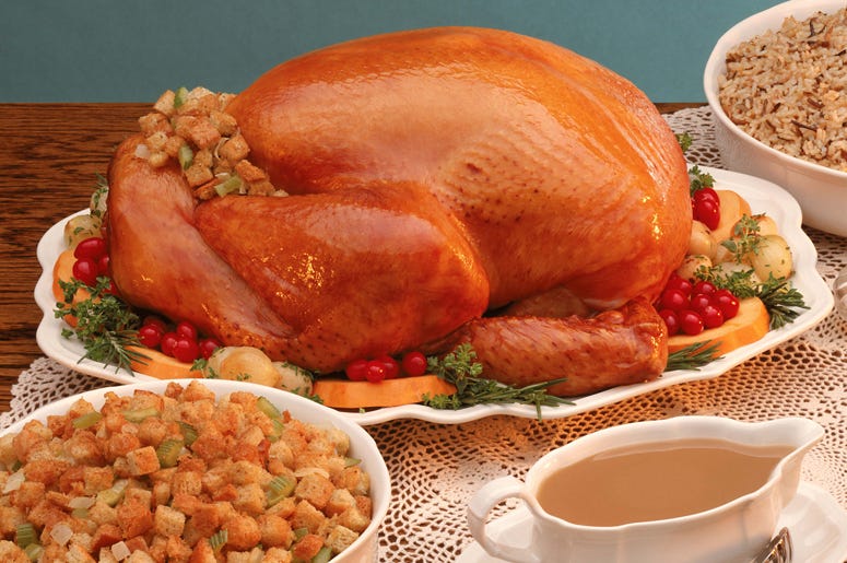 Turkey with stuffing