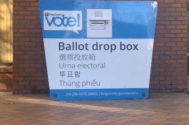 Election ballot box Election ballot box