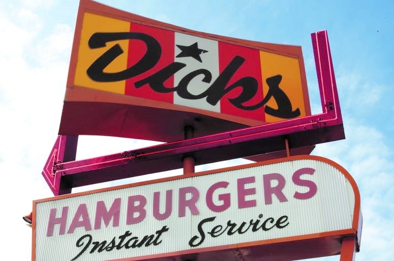 DIck's sign Dick's sign