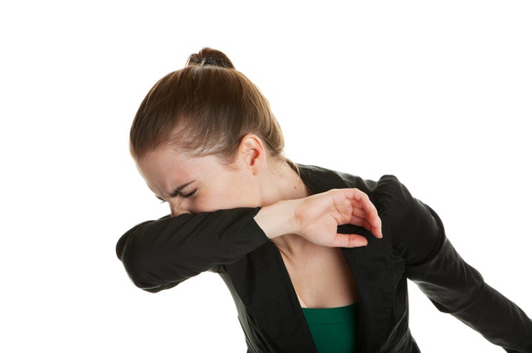 Elbow sneeze Elbow sneeze