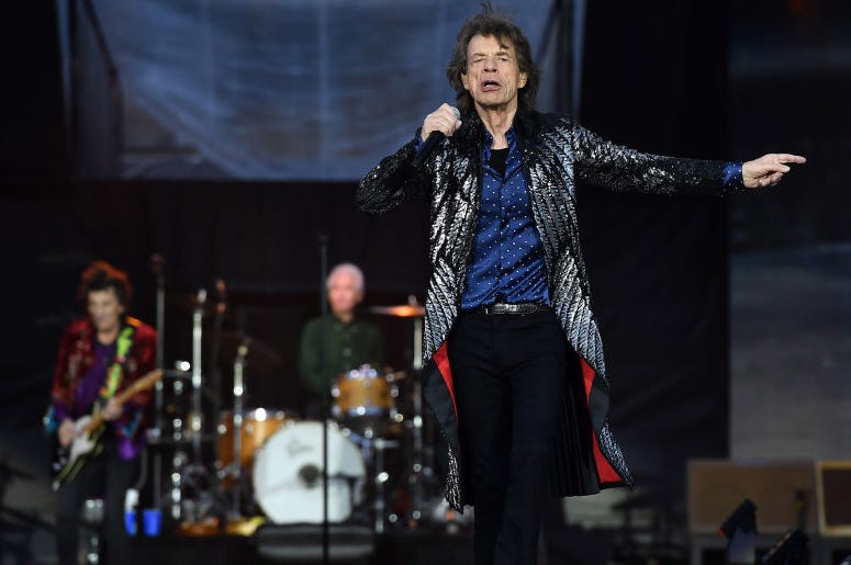 Mick Jagger of the Rolling Stones Mick Jagger of the Rolling Stones
