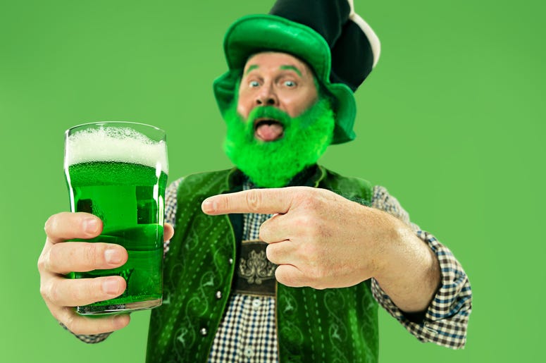 Guy dressed like a leprechaun Guy dressed like a leprechaun