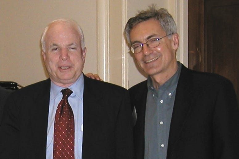 John McCain & John Fisher John McCain & John Fisher