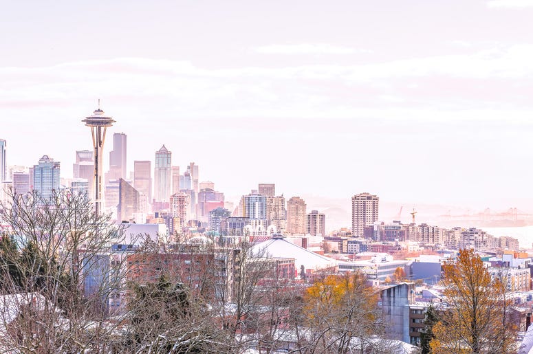 Seattle in the snow Seattle in the snow