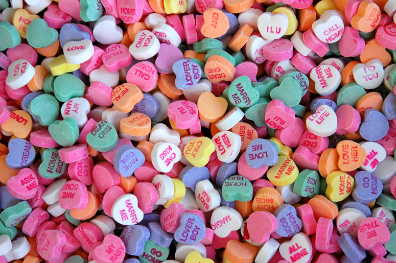 swEETHEART cONVERSATION hEARTS