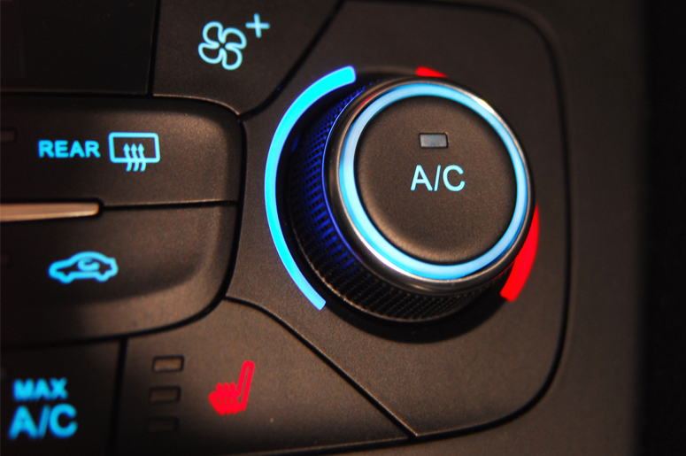 Vehicle air conditioning knob