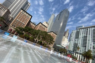 The Bai Ice Rink in DTLA