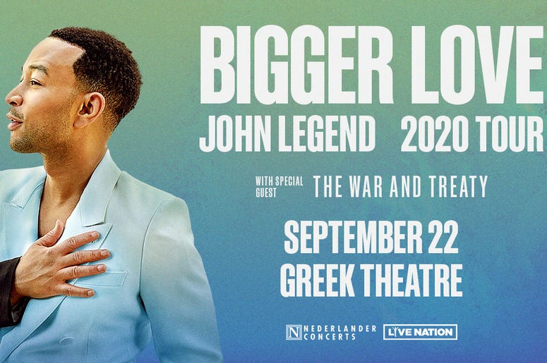 John Legend Bigger Love Tour Los Angeles John Legend Bigger Love Tour Los Angeles