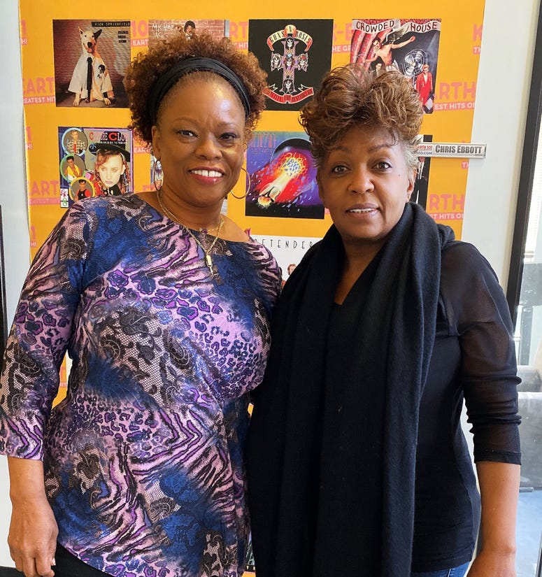 Anita Baker and Pat Prescott live in studio