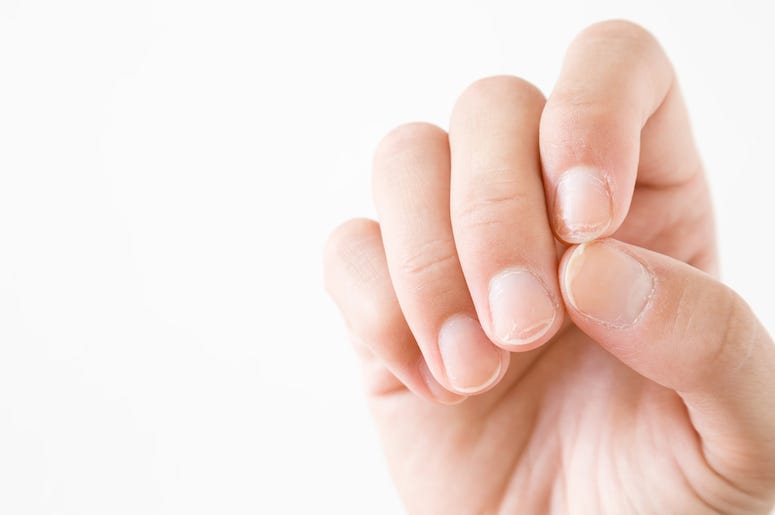 Male, Man, Hand, Fingernails, White Background Male, Man, Hand, Fingernails, White Background