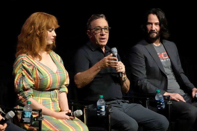 Christina Hendricks, Tim Allen & Keanu Reeves