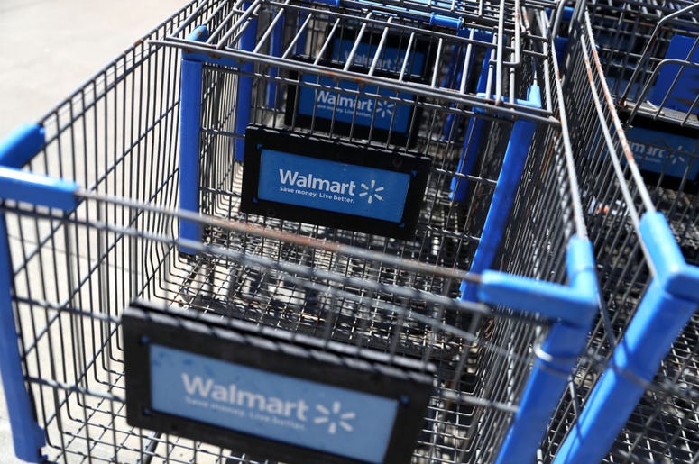 Walmart shopping carts