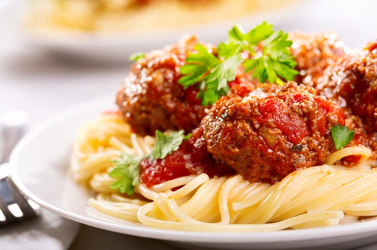Spaghetti and meat balls