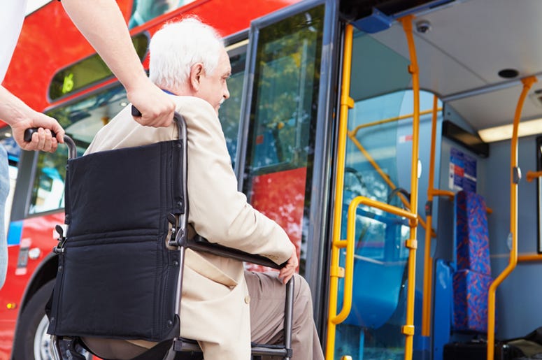 Old Man on the bus