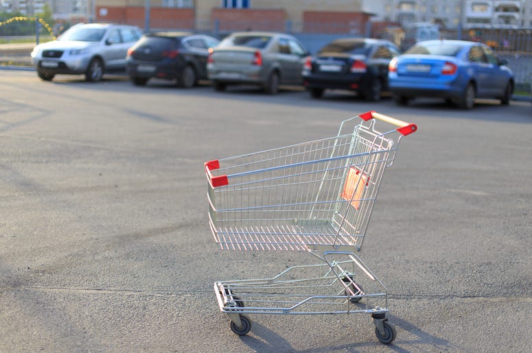 Grocery Store Parking Lot
