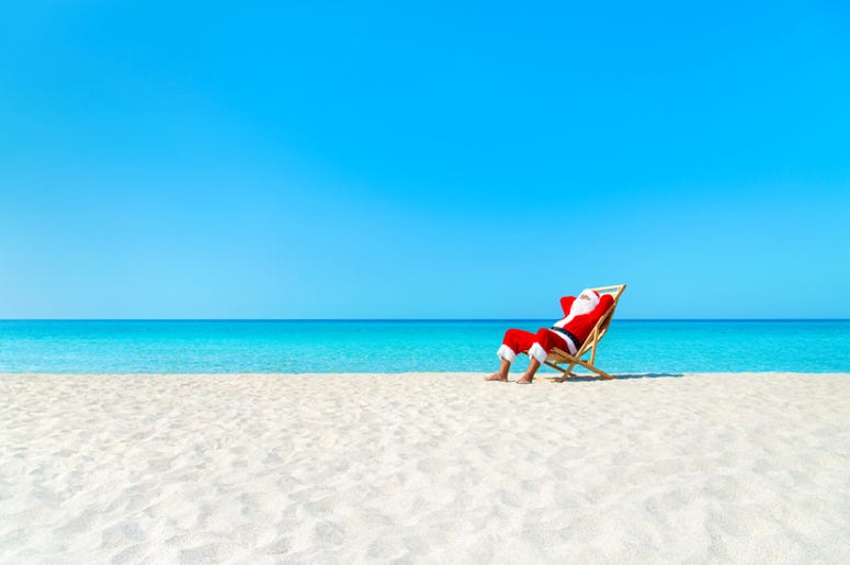 Santa on the Beach