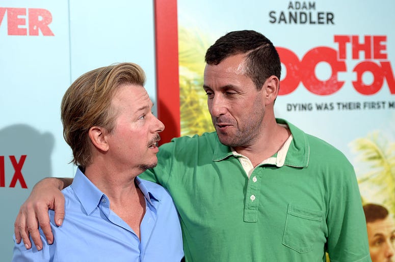 Adam Sandler and David Spade