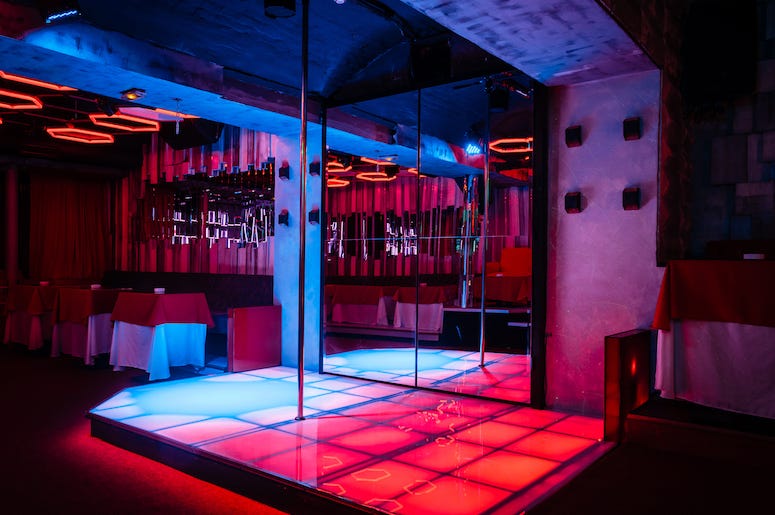 Night Club, Interior, Strip Club, Dancing, Pole, Pole Dancing Night Club, Interior, Strip Club, Dancing, Pole, Pole Dancing