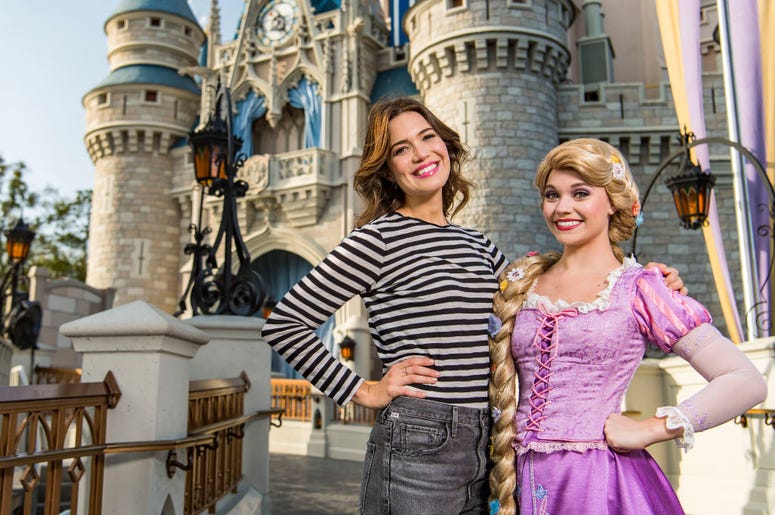 Mandy Moore and Rapunzel