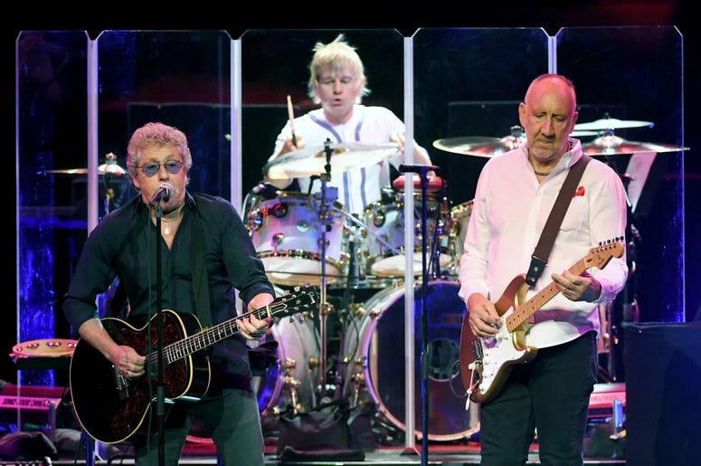 Roger Daltrey and Pete Townshend