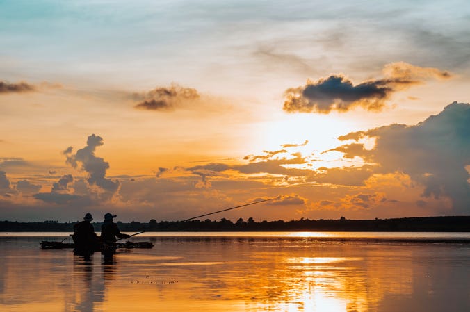 Couple Fishing