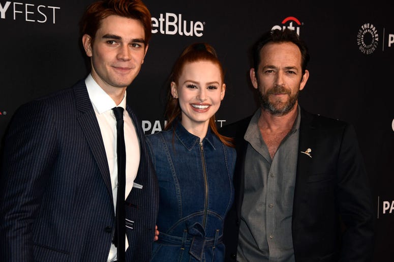 KJ Apa, Madelaine Petsch, Luke Perry