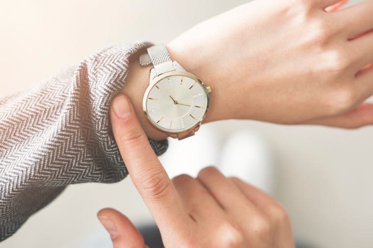 Woman, Checking the Time, Time, Watch, Clock Woman, Checking the Time, Time, Watch, Clock