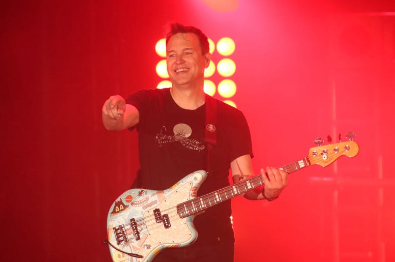 (Christopher Polk/ Getty Images) Mark Hoppus on stage