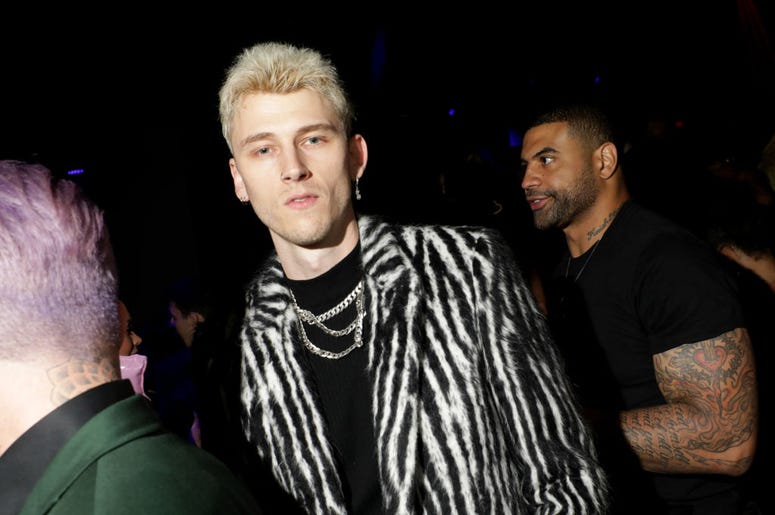 (Roger Kisby/ Getty Images) Machine Gun Kelly attends grand opening of night club in Las Vegas