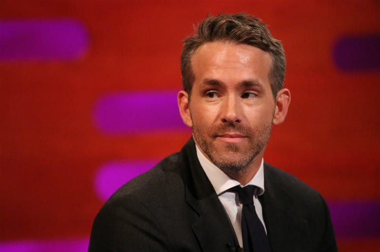 Ryan Reynolds during filming for the Graham Norton Show at BBC Studioworks in London Netflix,New,Movie,Ryan Reynolds,Paul Wernick,Rhett Reese,Deadpool,Transformers,Zombieland,Action,Comedy,2019,Production,ALT 103.7