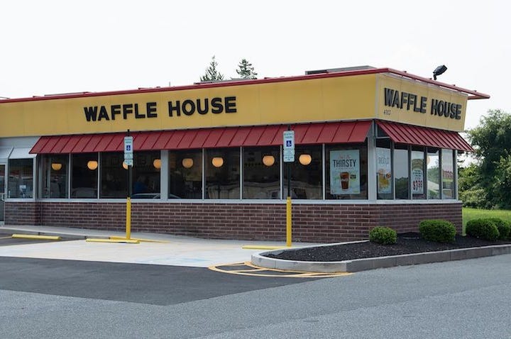 Waffle House, Exterior Waffle House, Exterior