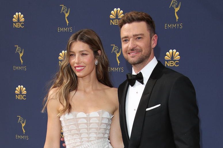 Jessica Biel, Justin Timberlake, Red Carpet, 70th Emmy Awards, 2018 Jessica Biel, Justin Timberlake, Red Carpet, 70th Emmy Awards, 2018