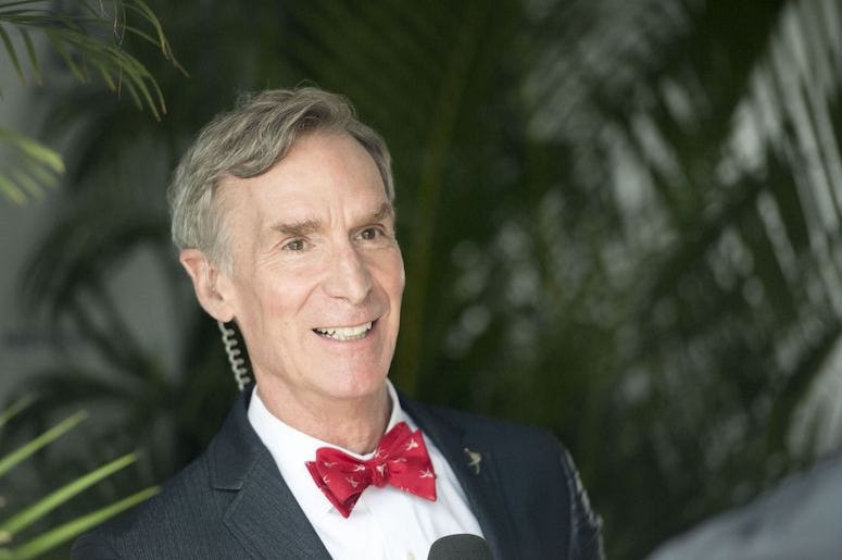 Bill Nye, Interview, Red Bow Tie, Smile Bill Nye, Interview, Red Bow Tie, Smile