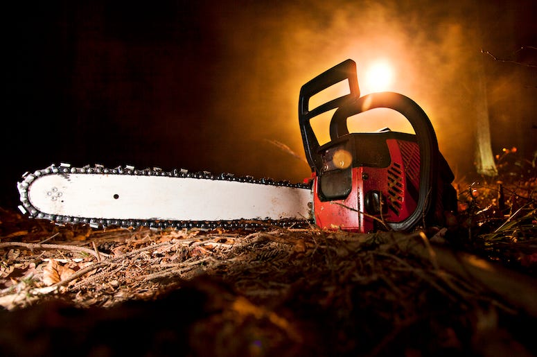 Chainsaw, Dark, Smoke, Creepy Chainsaw, Dark, Smoke, Creepy