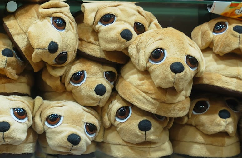 custom clones dog slippers