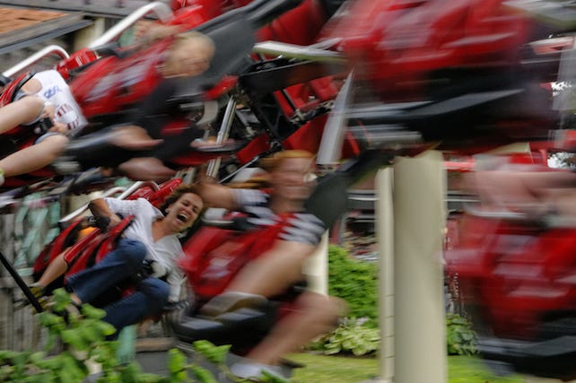 Roller Coaster, Blurry, Fun Roller Coaster, Blurry, Fun