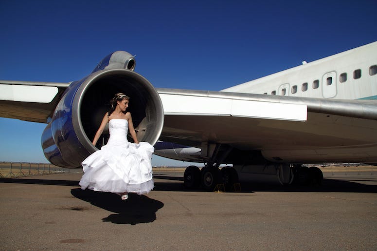 Bride, Wedding Dress, Airplane, Turbine Engine Bride, Wedding Dress, Airplane, Turbine Engine